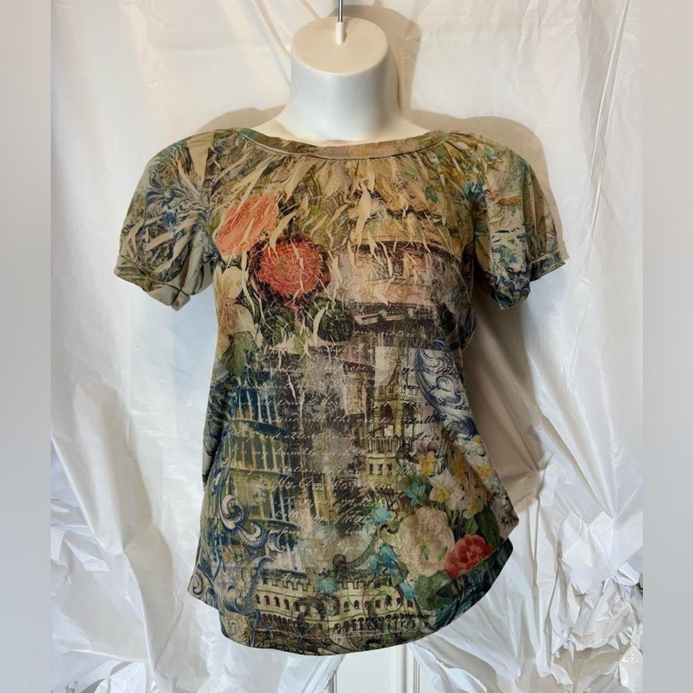 Floral Print Women's Top